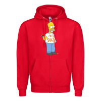 The Simpsons Homer Number 1 Dad Father's Day V2 Zipper Hoodie | Teevron