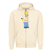 Sandshell The Simpsons Homer Number 1 Dad Father's Day V2 Zipper Hoodie - longCreatives