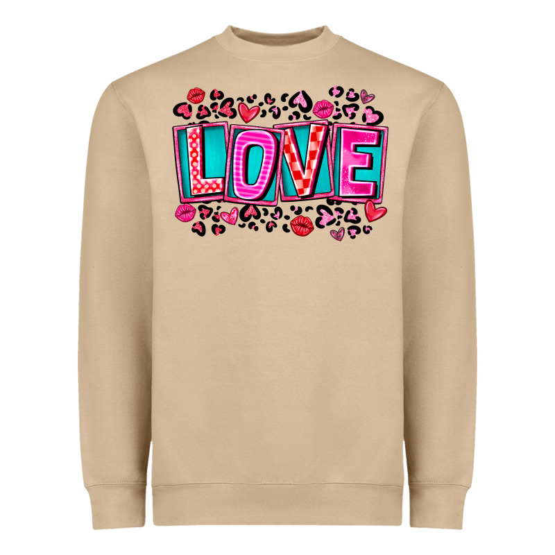 Love Valentine Heavyweight Sweatshirt by CowhideDigitalArt | Teevron