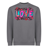 Storm Love Valentine Heavyweight Sweatshirt - CowhideDigitalArt