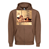 Chestnut angels gift raphael cupid cherubs art valentine angel Zipper Hoodie - longCreatives