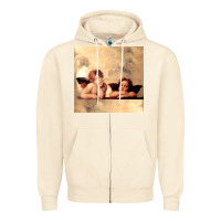 Sandshell angels gift raphael cupid cherubs art valentine angel Zipper Hoodie - longCreatives
