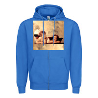 True Royal angels gift raphael cupid cherubs art valentine angel Zipper Hoodie - longCreatives