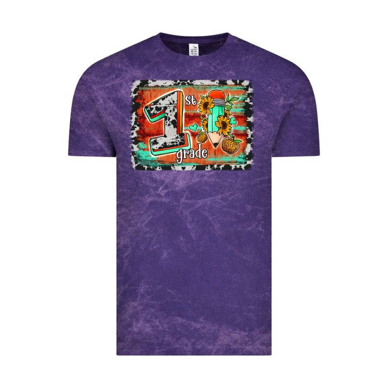 Western Back To School 1st Grade Vintage Tee by Jasminsmagicworld | Teevron