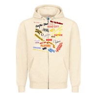 Sandshell Just A Little Funk Zipper Hoodie - longCreatives