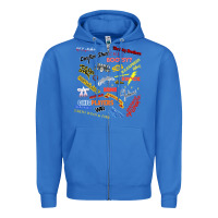 True Royal Just A Little Funk Zipper Hoodie - longCreatives