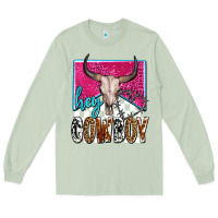 Matcha western hey cowboy Long Sleeve Tee - OliviaCreatesArt