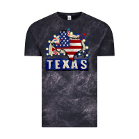 Cloud Black texas 4th of july Vintage Tee - CowGirlArtShop