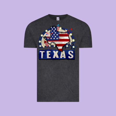 Texas 4th Of July Vintage Tee Designed By Cowgirlartshop
