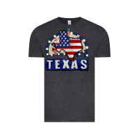 Vintage Black texas 4th of july Vintage Tee - CowGirlArtShop