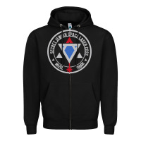Black Secret Jewish Space Laser Corps Mazel Tov Funny Prank Zipper Hoodie - longCreatives