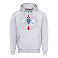 Heather Grey Secret Jewish Space Laser Corps Mazel Tov Funny Prank Zipper Hoodie - longCreatives