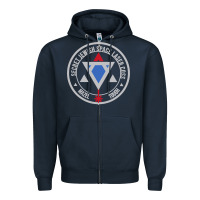 Navy Secret Jewish Space Laser Corps Mazel Tov Funny Prank Zipper Hoodie - longCreatives