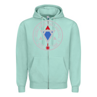 Seafoam Secret Jewish Space Laser Corps Mazel Tov Funny Prank Zipper Hoodie - longCreatives