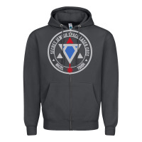 Secret Jewish Space Laser Corps Mazel Tov Funny Prank Zipper Hoodie | Teevron