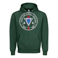 Sports Green Secret Jewish Space Laser Corps Mazel Tov Funny Prank Zipper Hoodie - longCreatives
