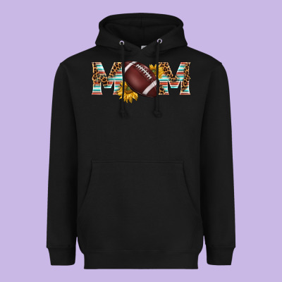 American Football Mom Heavyweight Hoodie Designed By Barkaloodesign