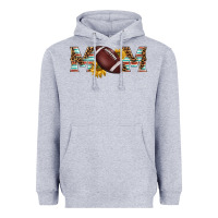 Heather Grey american football mom Heavyweight Hoodie - BarkalooDesign