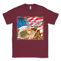 Burgundy god bless the usa Classic Tee - TumblerDesignByShophia