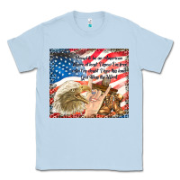 Dusty Blue god bless the usa Classic Tee - TumblerDesignByShophia