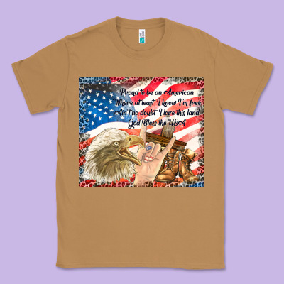 God Bless The Usa Classic Tee Designed By Tumblerdesignbyshophia