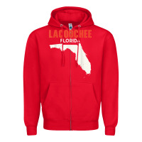 Red lacoochee florida usa state america travel floridian t shirt Zipper Hoodie - longCreatives