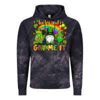 Cloud Black St. Patrick's Lucky and i gnome it Vintage Hoodie - OliviaCreatesArt