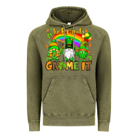 Vintage Olive St. Patrick's Lucky and i gnome it Vintage Hoodie - OliviaCreatesArt
