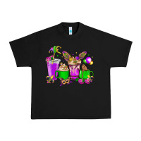 Black Mardi Gras coffee cups Urban Heavy Tee - HowdyJamesFarm