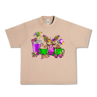 Burro Mardi Gras coffee cups Urban Heavy Tee - HowdyJamesFarm