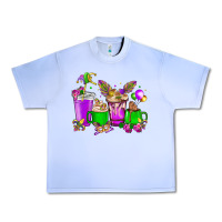 Grape Ice Mardi Gras coffee cups Urban Heavy Tee - HowdyJamesFarm
