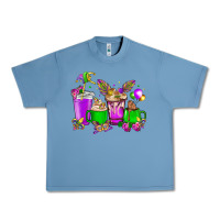 Pebble Blue Mardi Gras coffee cups Urban Heavy Tee - HowdyJamesFarm