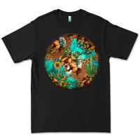 Black western pattern circle Premium Tee - Jasminsmagicworld