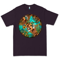 Plum western pattern circle Premium Tee - Jasminsmagicworld