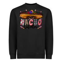 Black festive sombrero and nacho art Heavyweight Sweatshirt - CowhideDigitalArt