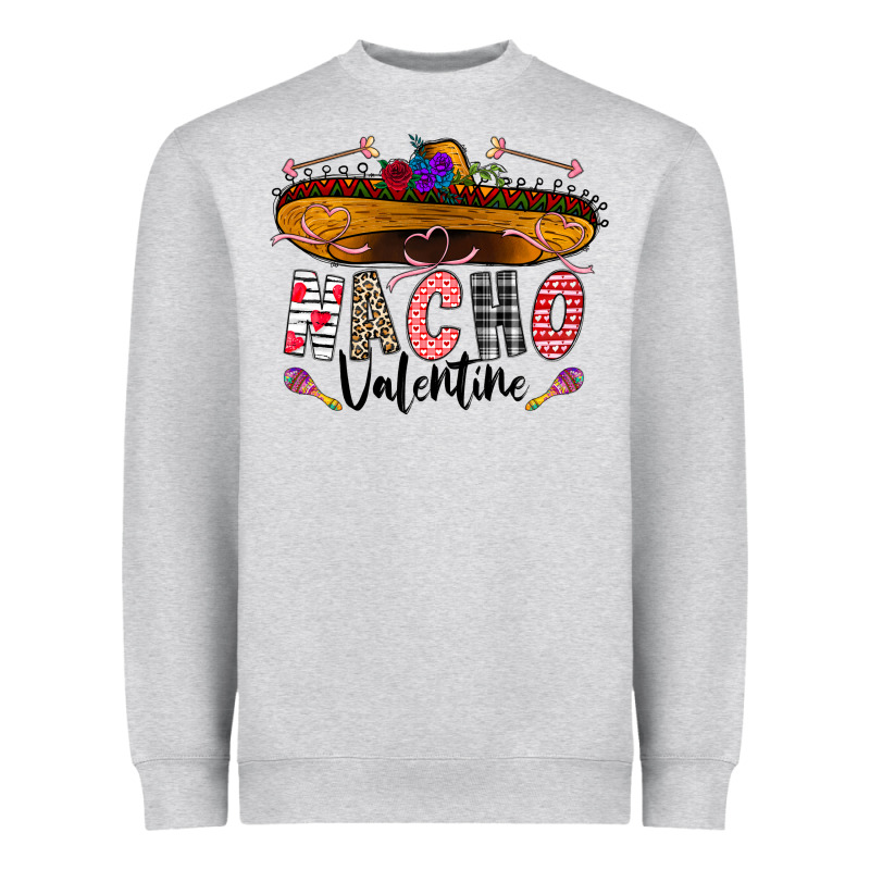 Festive Sombrero And Nacho Art Heavyweight Sweatshirt by CowhideDigitalArt | Teevron