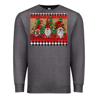 Charcoal Heather Christmas gnomes Premium Sweatshirt - BarkalooDesign