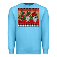 Ocean Blue Christmas gnomes Premium Sweatshirt - BarkalooDesign