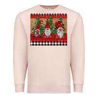 Pale Pink Christmas gnomes Premium Sweatshirt - BarkalooDesign