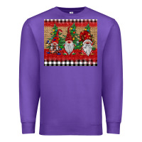 Purple Christmas gnomes Premium Sweatshirt - BarkalooDesign