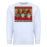 White Christmas gnomes Premium Sweatshirt - BarkalooDesign