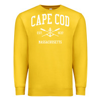 Lemon Cape Cod MA Vintage Crossed Oars & Boat Anchor Sports Sweat Premium Sweatshirt - longCreatives