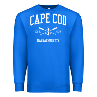 True Royal Cape Cod MA Vintage Crossed Oars & Boat Anchor Sports Sweat Premium Sweatshirt - longCreatives