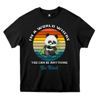 Black In a world where you can be anything be kind Heavy Core Tee - Bettercallsaul