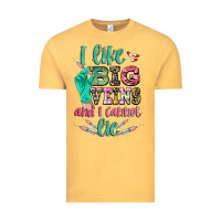Vintage Mustard I like big veins and i cannot lie Vintage Tee - CowGirlArtShop