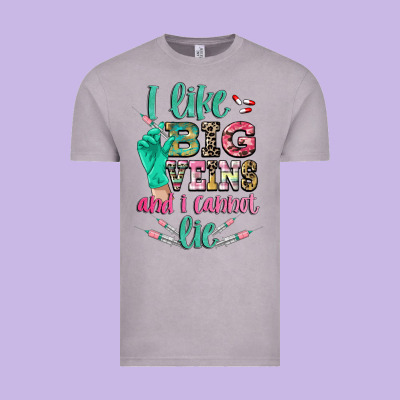 I Like Big Veins And I Cannot Lie Vintage Tee Designed By Cowgirlartshop