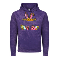 Cloud Purple Western Easter bunny name frame Vintage Hoodie - OliviaCreatesArt