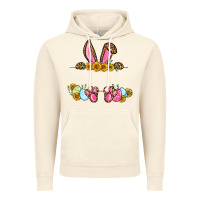 Vintage Artic Western Easter bunny name frame Vintage Hoodie - OliviaCreatesArt