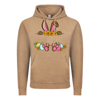 Vintage Coffee Western Easter bunny name frame Vintage Hoodie - OliviaCreatesArt