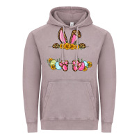 Vintage Zinc Western Easter bunny name frame Vintage Hoodie - OliviaCreatesArt